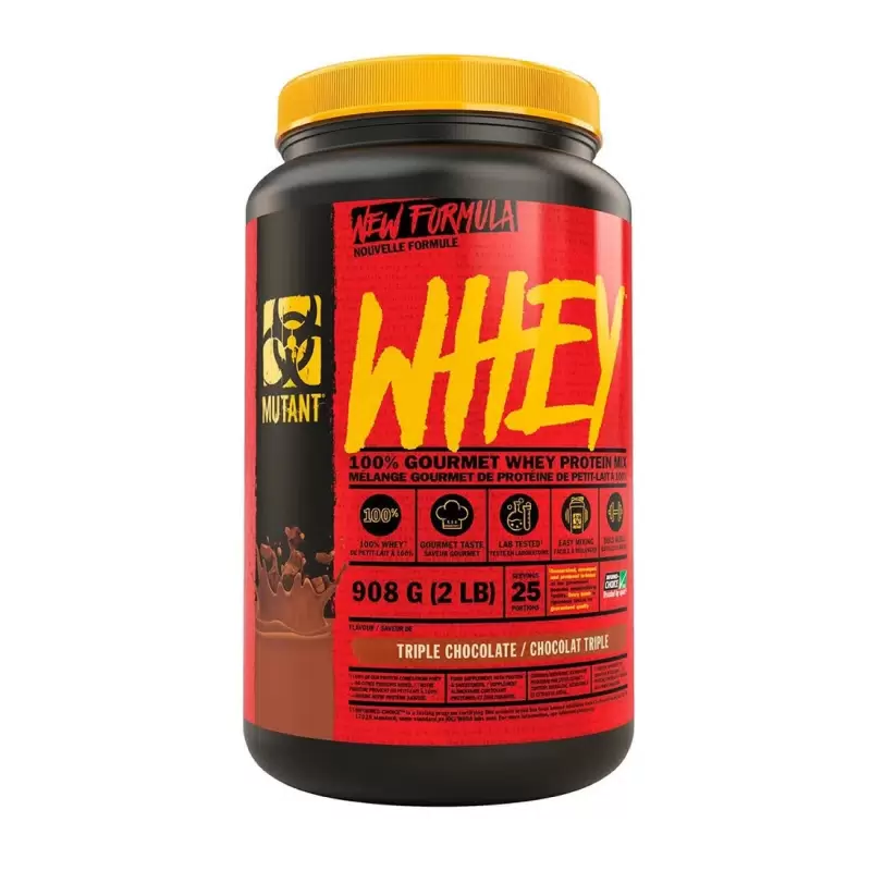 Mutant Nutrition Протеин, Whey 908 гр (2 lbs)