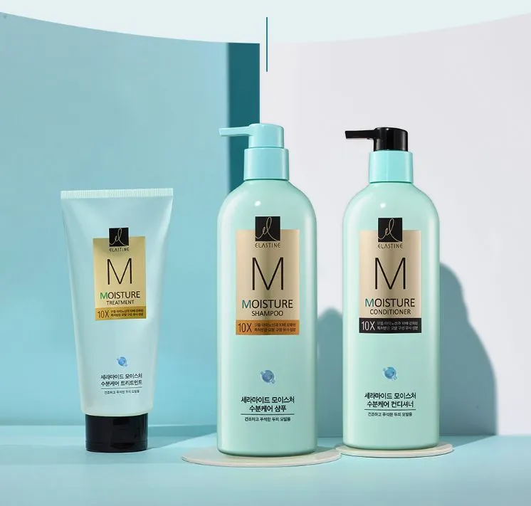 Elastine, Шампунь Увлажняющий для Волос, Ceramide Moisture Care 10X Shampoo 680 мл