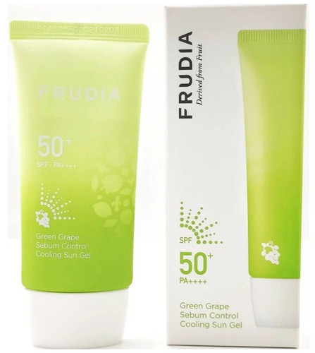 FRUDIA Солнцезащитный гель Охлаждающий SPF50+/PA+++ Green Grape Sebum Control Cooling Sun Gel 50 гр