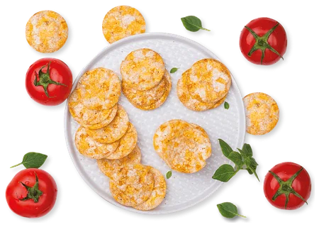 Dr.Korner Чипсы цельнозерновые кукурузно-рисовые, 50 гр, Сметана и лук