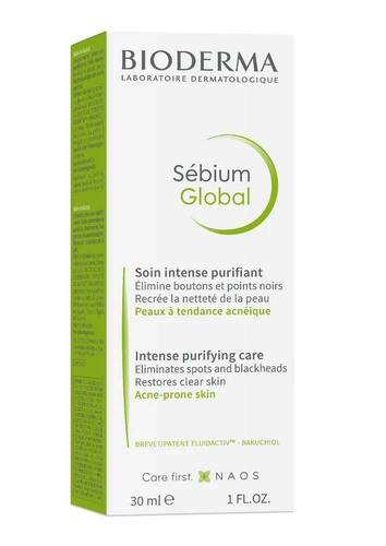 BIODERMA, Sebium Global крем интенсивный уход для проблемной кожи, 30 мл