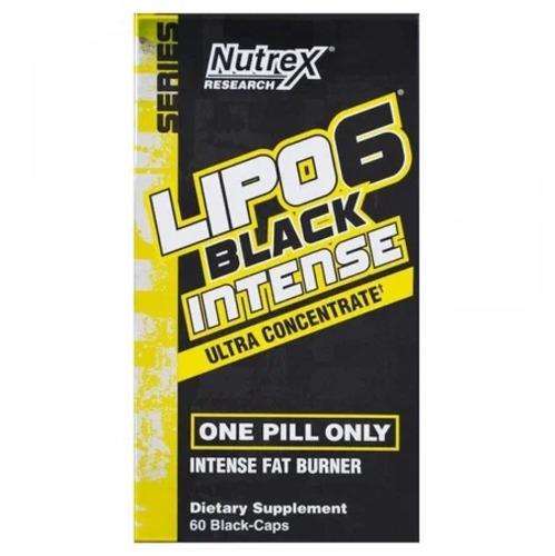 Nutrex Жиросжигатель, Lipo 6 Black Intence, Ultra Concentrate, 60 caps.