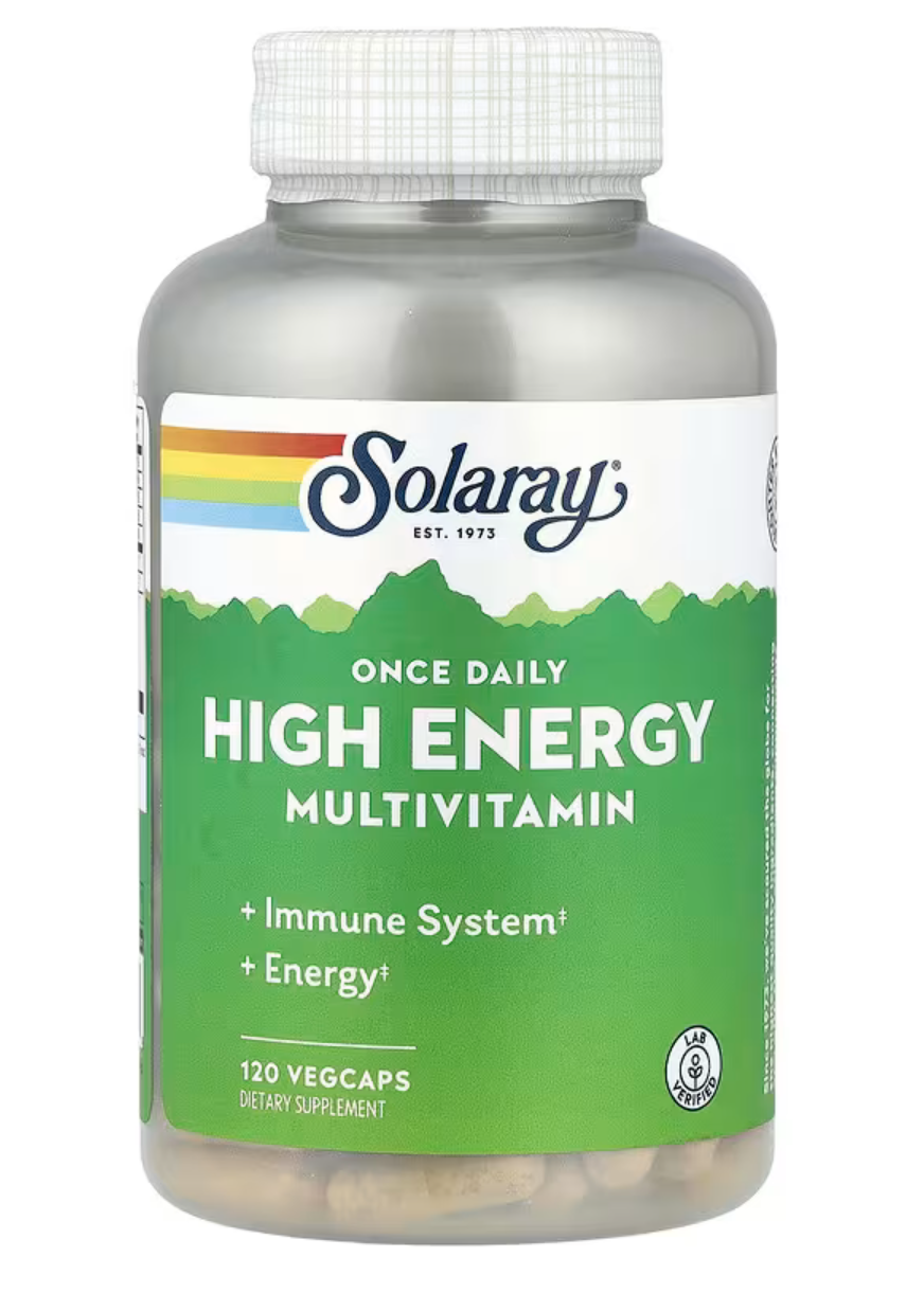 Solaray Мультивитамины для Повышения Энергии, High Energy, 120 вег. капсул 