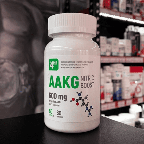 4Me Nutrition L-Аргинин 600 мг, 60 капсул