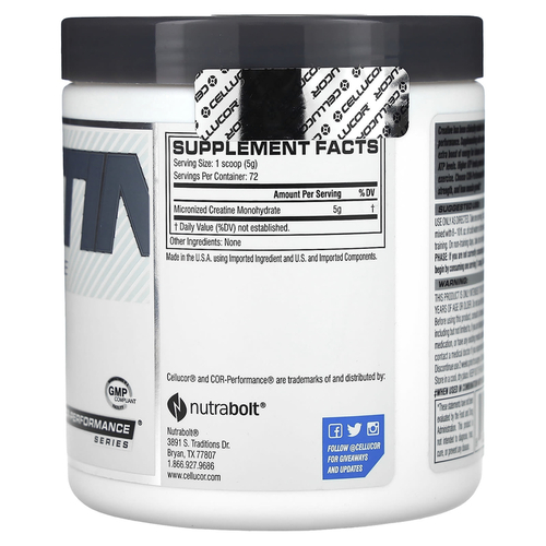 Cellucor Креатин моногидрат, Cor-Performance 360 гр