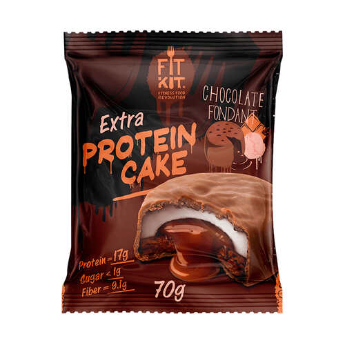 Fit Kit Протеиновое печенье с высокобелковым суфле, EXTRA 70 гр