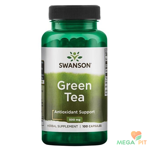 Swanson Green Tea, Экстракт Зеленого чая 500 mg 100 капс