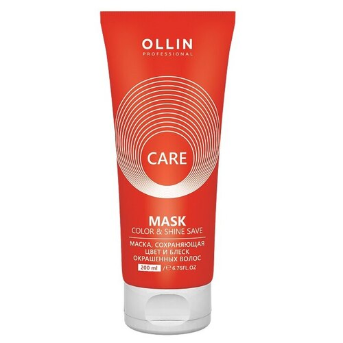 OLLIN Professional Care Маска сохраняющая цвет и блеск окрашеных волос, 200 мл
