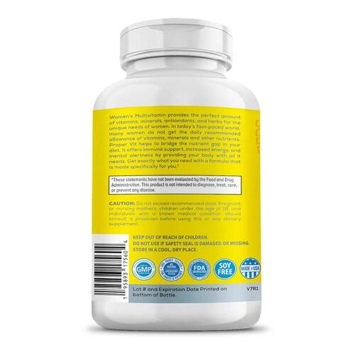 Proper Vit  Women's мультивитамины для женщин 400 мг, 120 капсул