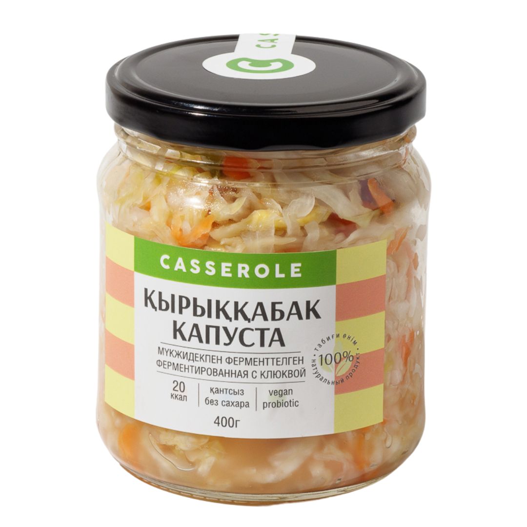 Casserole, Капуста Ферментированная с Клюквой, 400 гр 