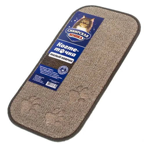 Сибирская кошка, Когтеточка МАЛЫЙ коврик 485*250*13см 