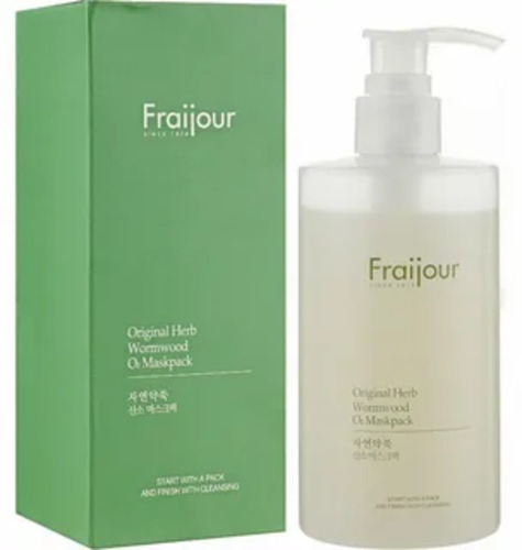 Fraijour, Маска для лица кислородная, Original herb wormwood O2 Maskpack, 300 мл