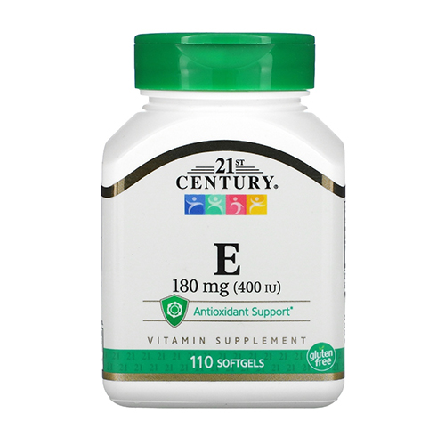 21st Century Витамин E 180 мг (400 МЕ), 110 капсул