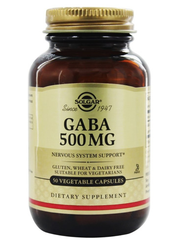Solgar Gaba 500 мг, 50 капсул