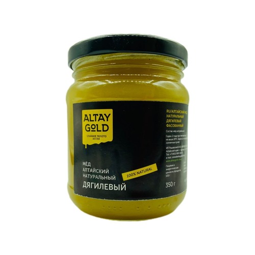 Алтай Голд, мёд классический Дягилевый 350 гр