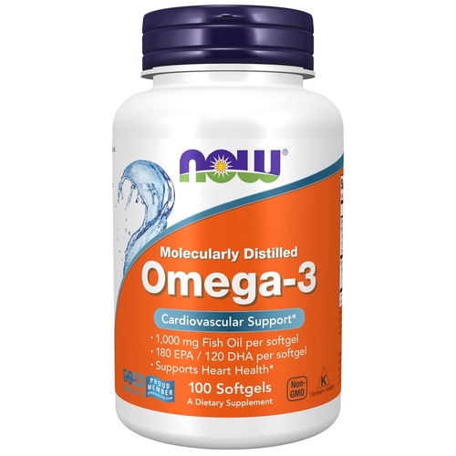 Now Foods Омега 3, Omega 3, 1000 mg 100 капс