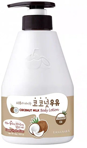 Welcos Kwailnara Coconut Milk Body Lotion, Лосьон для тела с кокосовым молочком 560 мл 
