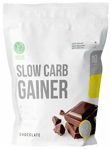 Nature Foods Гейнер, Slow Carb Gainer 1000 гр