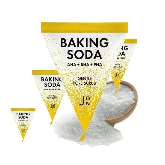 J:ON Скраб для лица СОДОВЫЙ НАБОР, BAKING SODA  BAKING SODA GENTLE PORE SCRUB, 20 шт