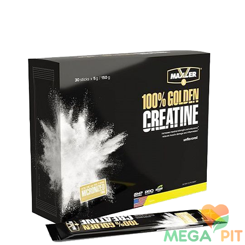 Maxler Креатин 100% Golden Micronized Creatine 30x5g sticks (display box)