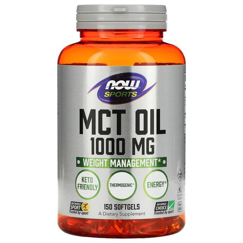 Now Foods Масло МСТ, MCT Oil 150 капсул