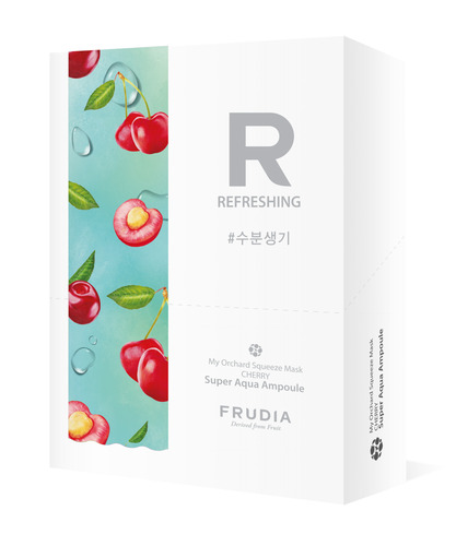 FRUDIA Маска тканевая Разглаживающая с вишней, My Orchard Squeeze Mask Cherry Vegan 10 шт