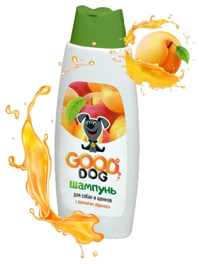 Good Dog, Шампунь для Собак и Щенков (Абрикос), 250 мл