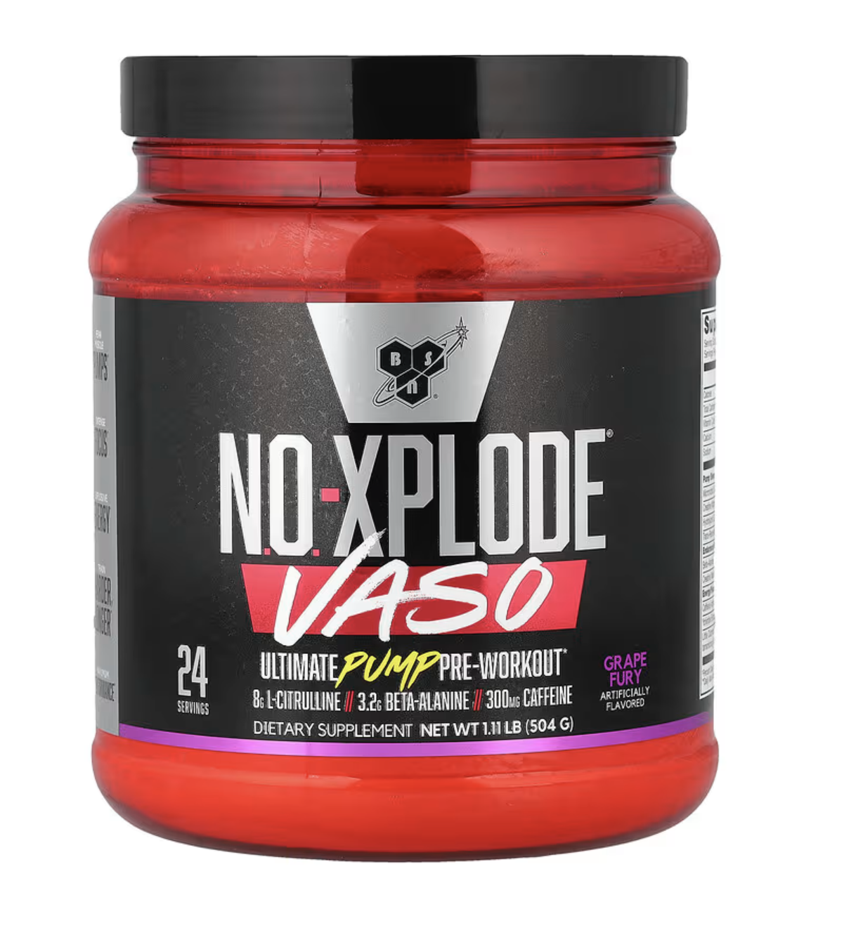 BSN Nutrition Предтрен, N.O.-Xplode VASO, 504 гр , 1,11lbs 
