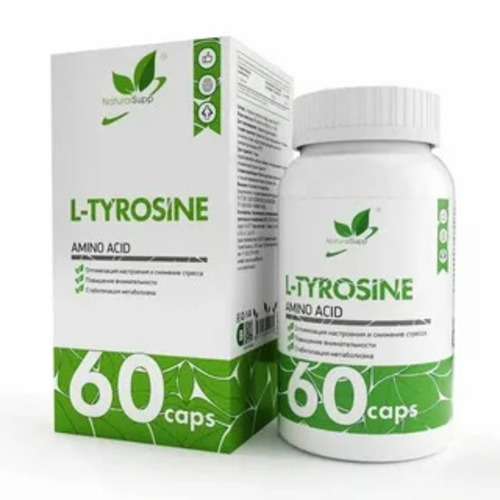 NaturalSupp L-Тирозин 500 мг, 60 капсул
