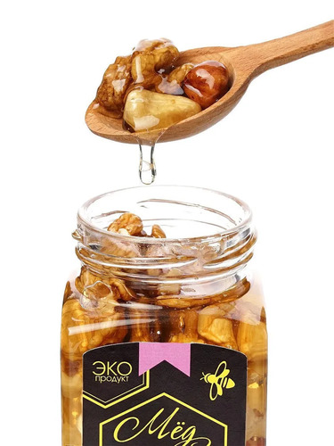 Добрые традиции, Ассорти орехов в акациевом меду, 320 гр