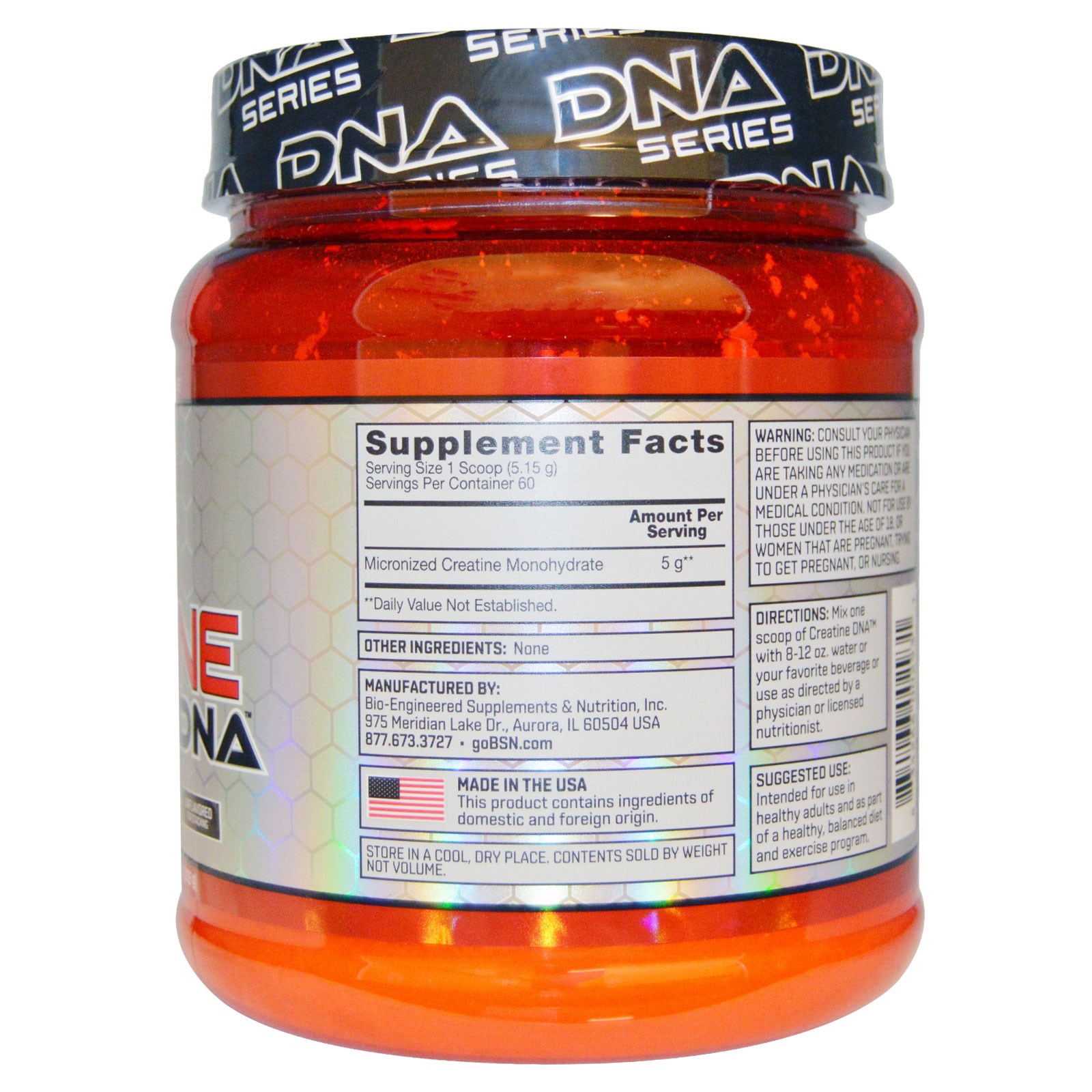 BSN Nutrition Креатин, Creatine DNA 309 гр