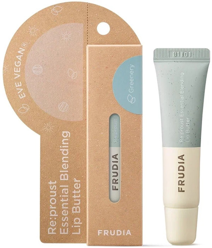 FRUDIA Баттер для губ смягчающий с маслами герани и бергамота, Blending Lip Butter Greenery 10 мл