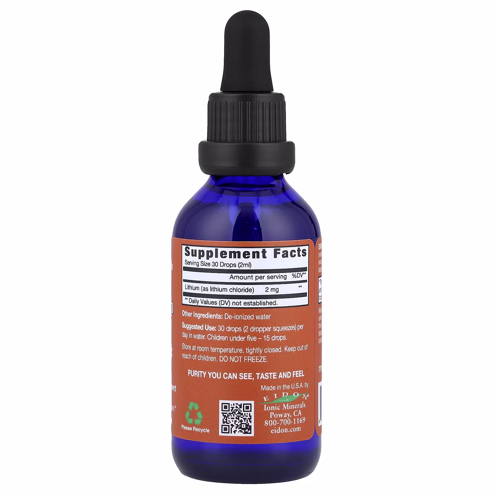 Eidon Йод жидкий, Iodine Liquid Concentrate 60 мл