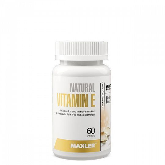 Maxler Витамин Е Natural form 150mg 60 капсул