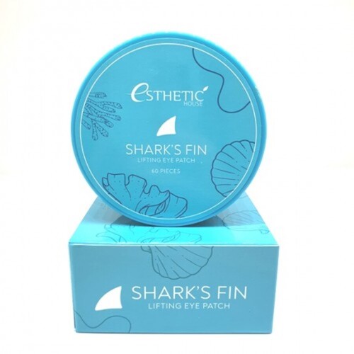 ESTHETIC HOUSE Гидрогелевые патчи д/г плавник акулы, SHARK`S FIN LIFTING EYE PATCH, 60 шт  