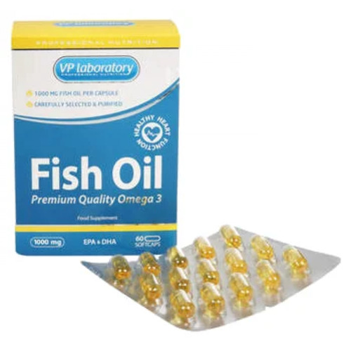 VPLab Рыбий Жир Fish Oil 1000 мг 60 капсул