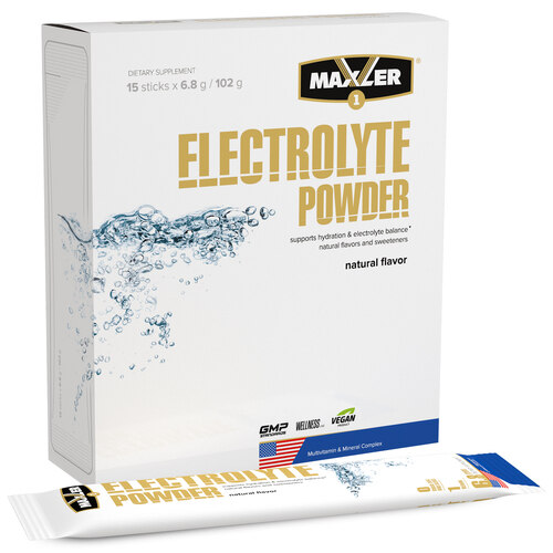 Maxler Электролит Electrolyte Powder 15 стиков, 6.8 г