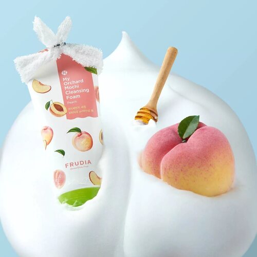 FRUDIA Пенка для умывания - Персик, My Orchard Peach Cleansing Foam 120 гр 