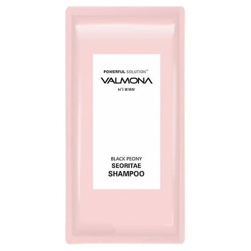  VALMONA Шампунь для волос ЧЕРНЫЙ ПИОН, Powerful Solution Black Peony Shampoo 10 мл