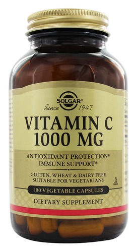 Solgar Витамин C 1000 мг, 100 капсул