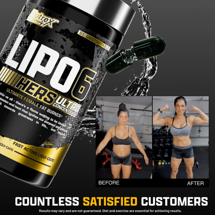 Nutrex Жиросжигатель, Lipo-6 Hers Ultra Concentrate 60 капсул