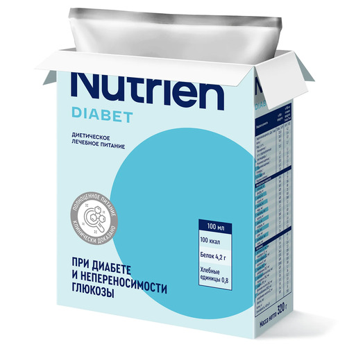 Nutrien, Нутриэн Диабет с нейтральным вкусом 320 гр