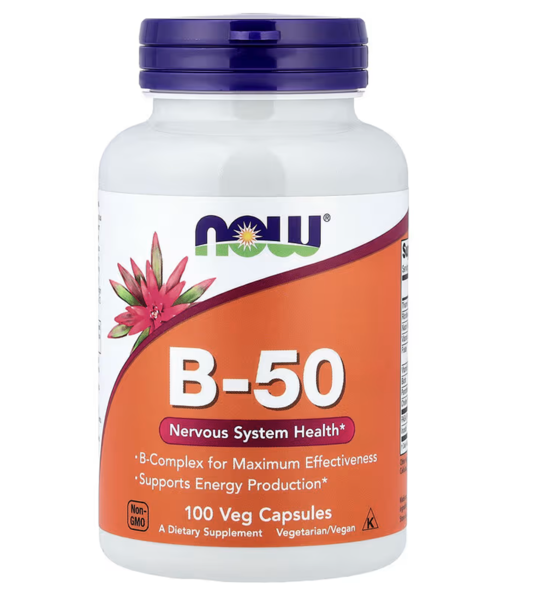 Now Foods Б-комплекс 50, 100 капсул 