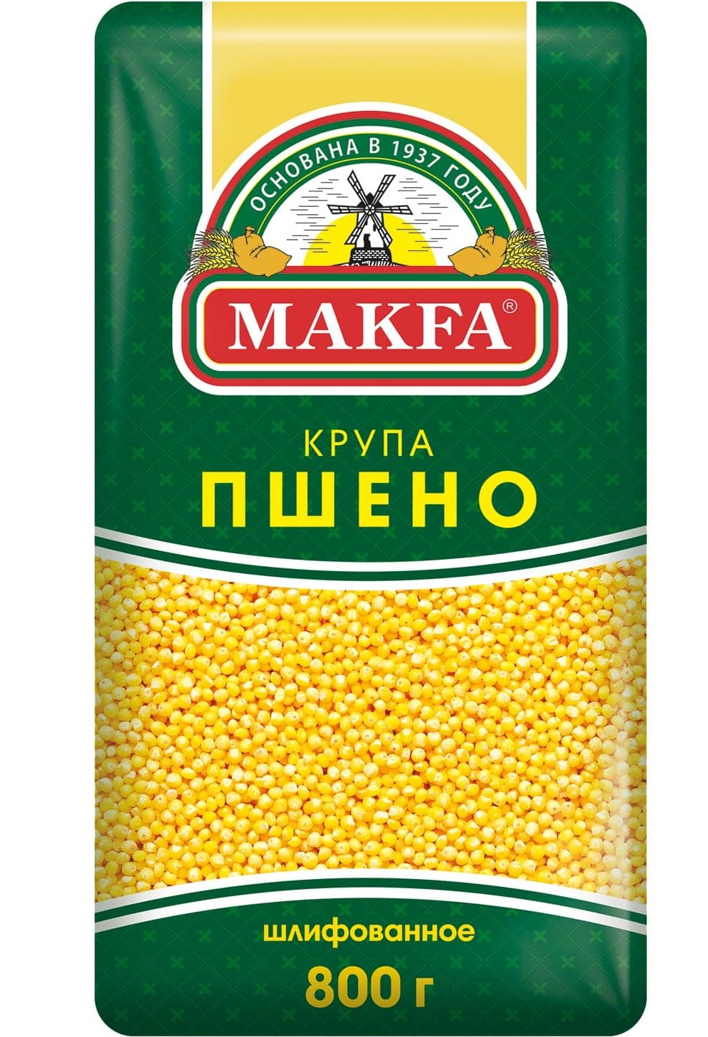 MAKFA, Пшено шлифованное, 800 гр