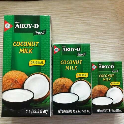Aroy-D Кокосовое молоко 100%, 500 мл