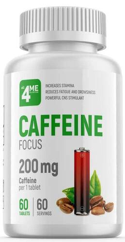 4Me Nutrition Кофеин 200 мг, 60 таблеток