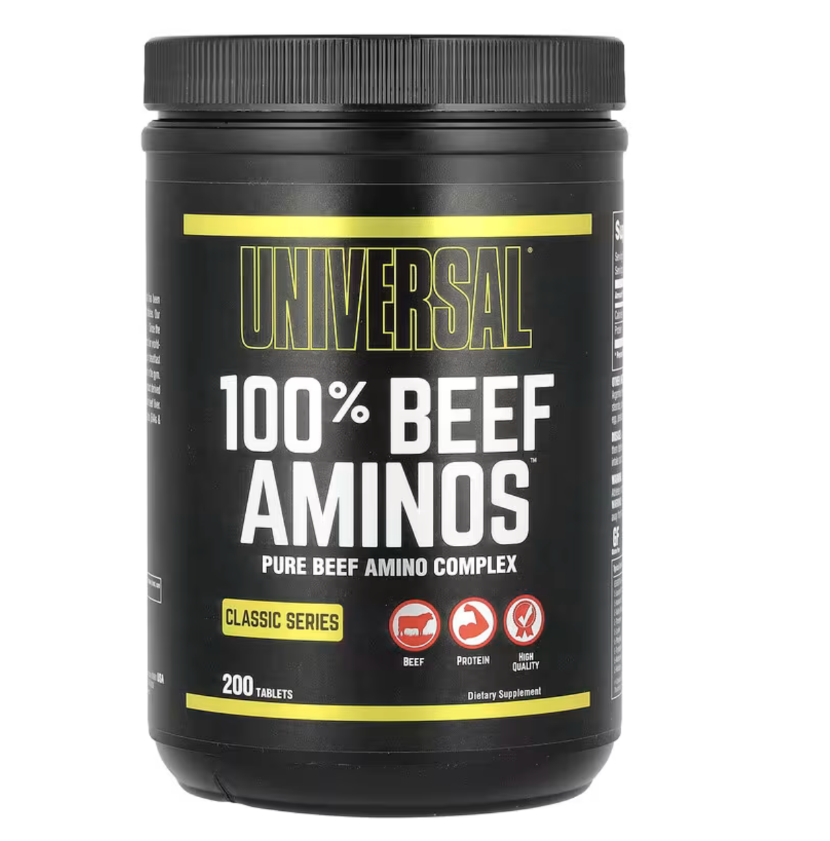 Universal Nutrition 100% Beef Aminos Говяжьи аминокислоты  200 таблеток 