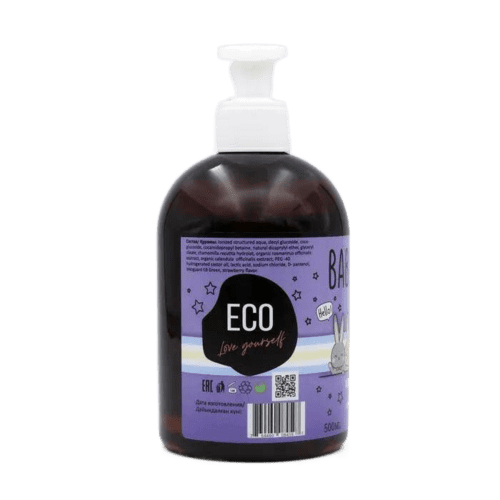 Eco Life Детский гель для мытья волос и тела Земляника 500 мл