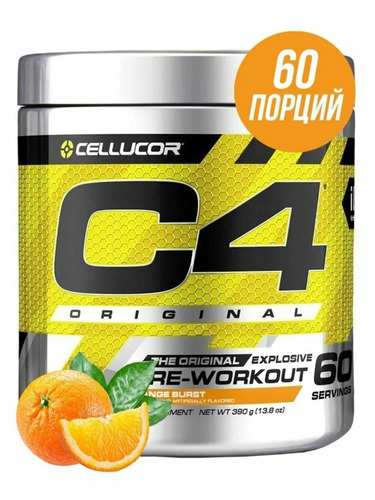 Cellucor Предтреник, C4  Explosive Energy 390 гр		 