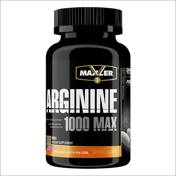Maxler L-Аргинин 1000 мг, 100 таблеток